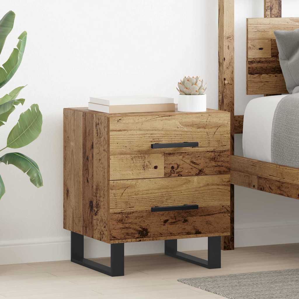 Nattbordskap Gammelt tre 40 x 35 x 47,5 cm Konstruert tre