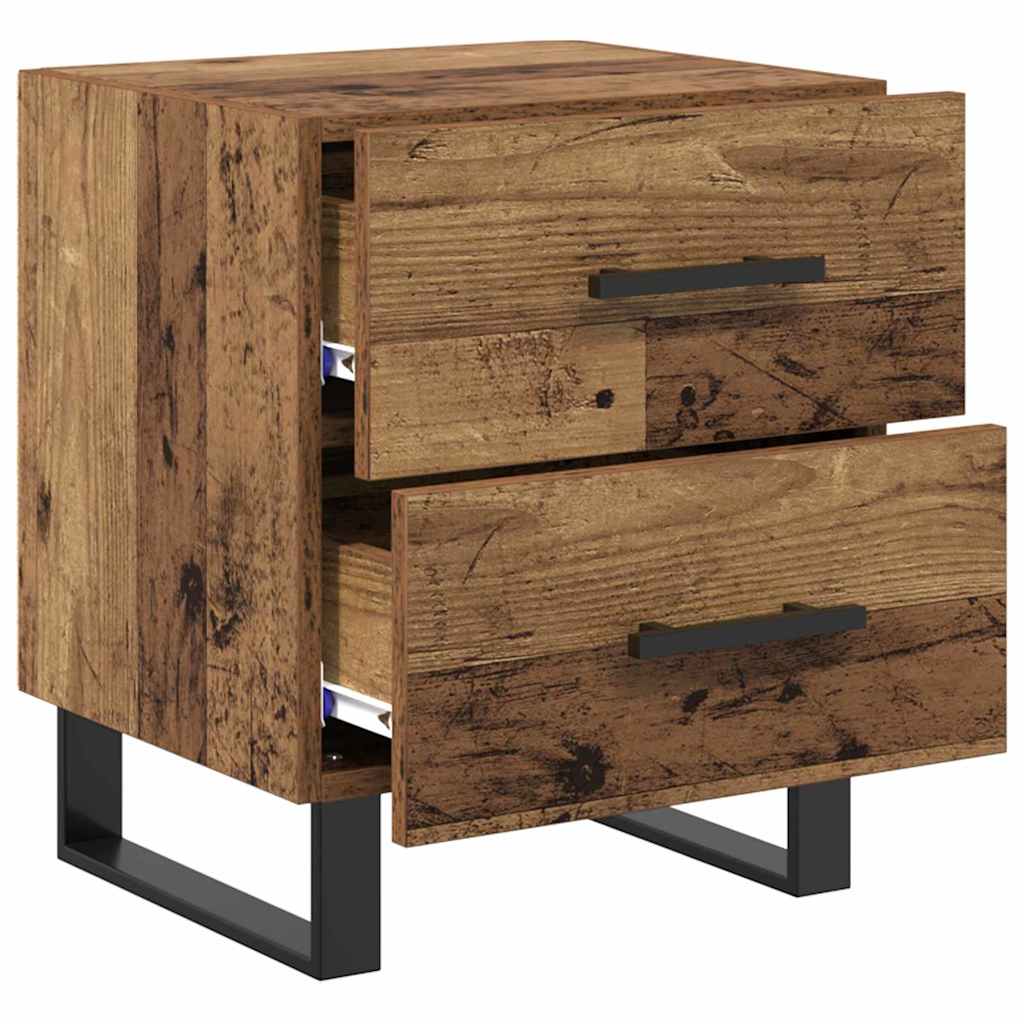Nattbordskap Gammelt tre 40 x 35 x 47,5 cm Konstruert tre