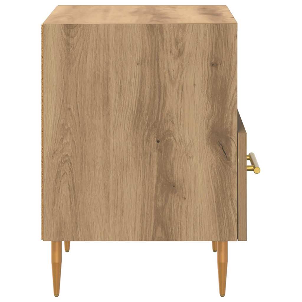 Nattbord 2 stk. Brun 40 x 35 x 47,5 cm Konstruert tre