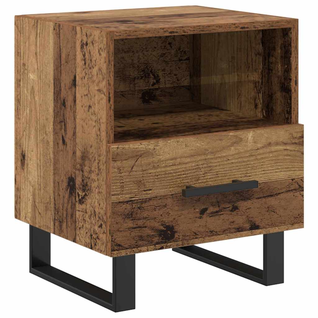 Nattbordskap Gammelt tre 40 x 35 x 47,5 cm Konstruert tre