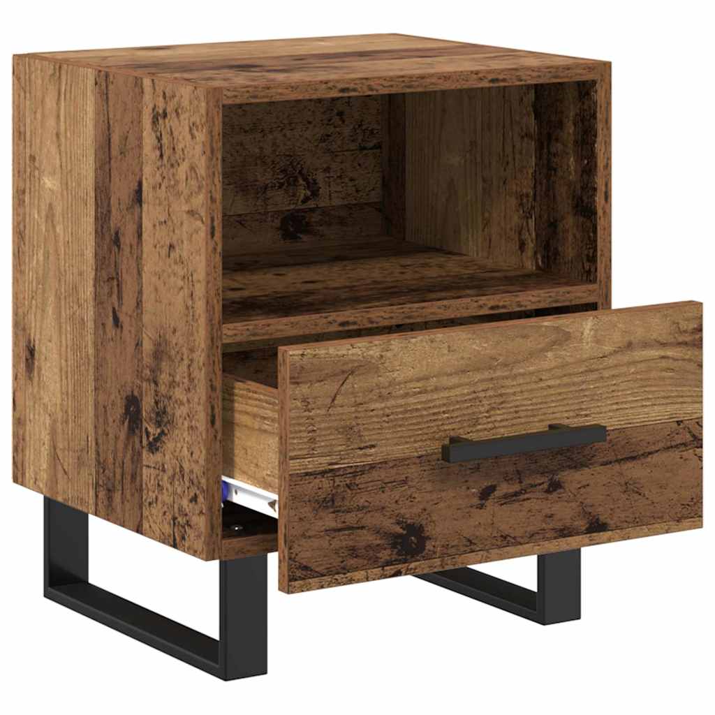Nattbordskap Gammelt tre 40 x 35 x 47,5 cm Konstruert tre
