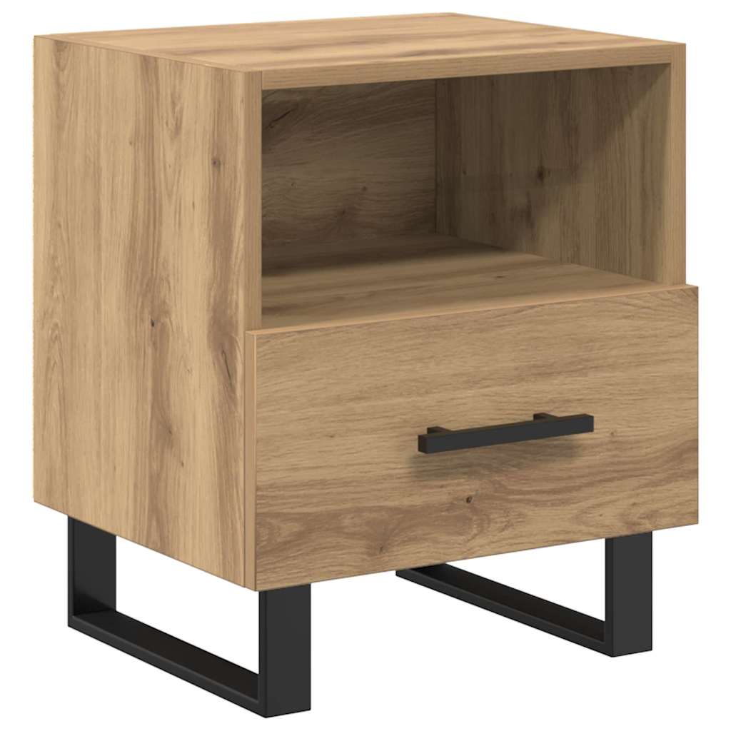 Nattbordskap Artisan Eik 40 x 35 x 47,5 cm Konstruert tre
