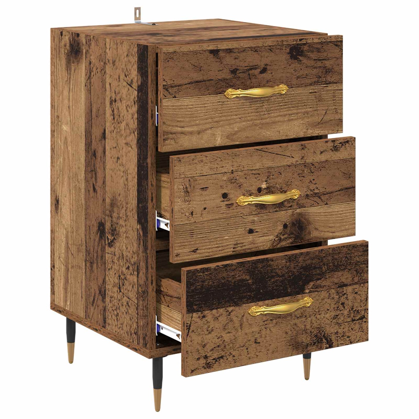 Nattbordskap Gammelt tre 40 x 40 x 66 cm Konstruert tre