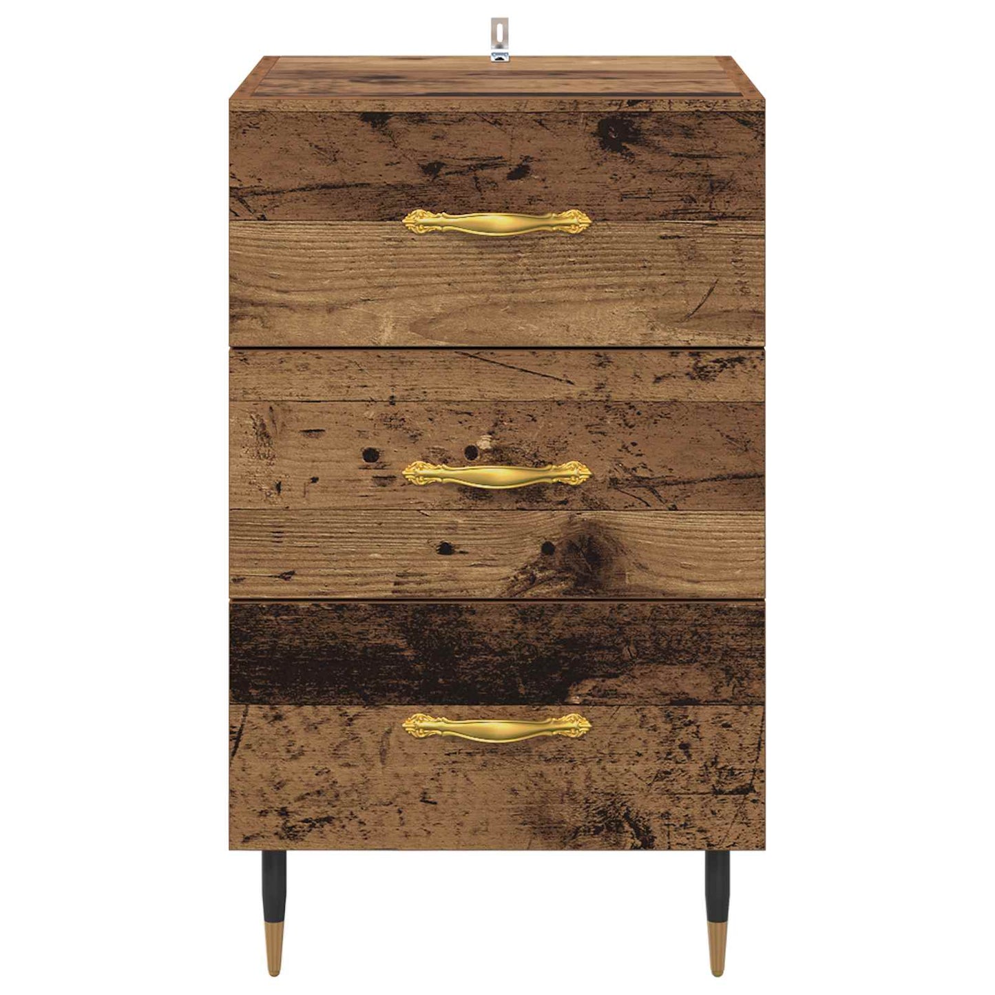 Nattbordskap Gammelt tre 40 x 40 x 66 cm Konstruert tre