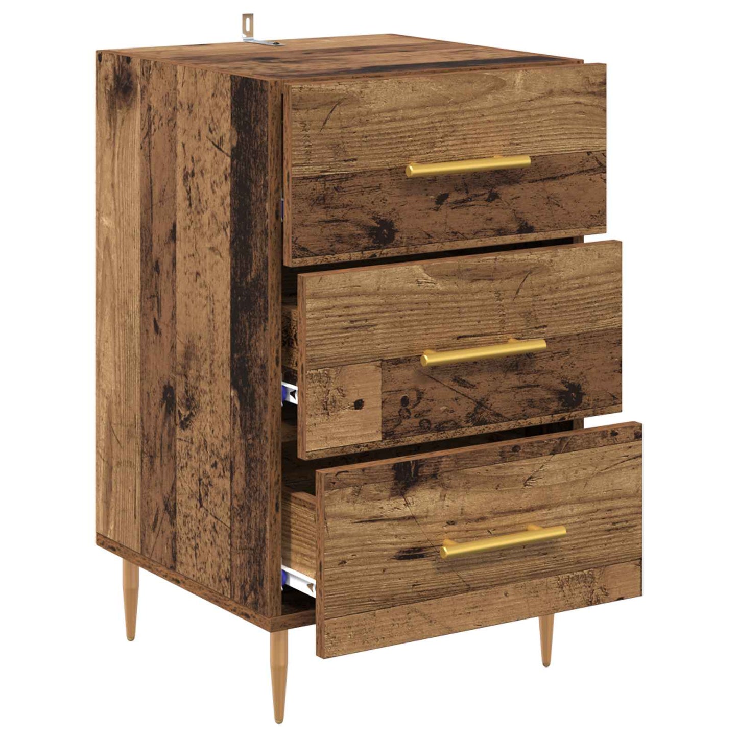 Nattbordskap Gammelt tre 40 x 40 x 66 cm Konstruert tre