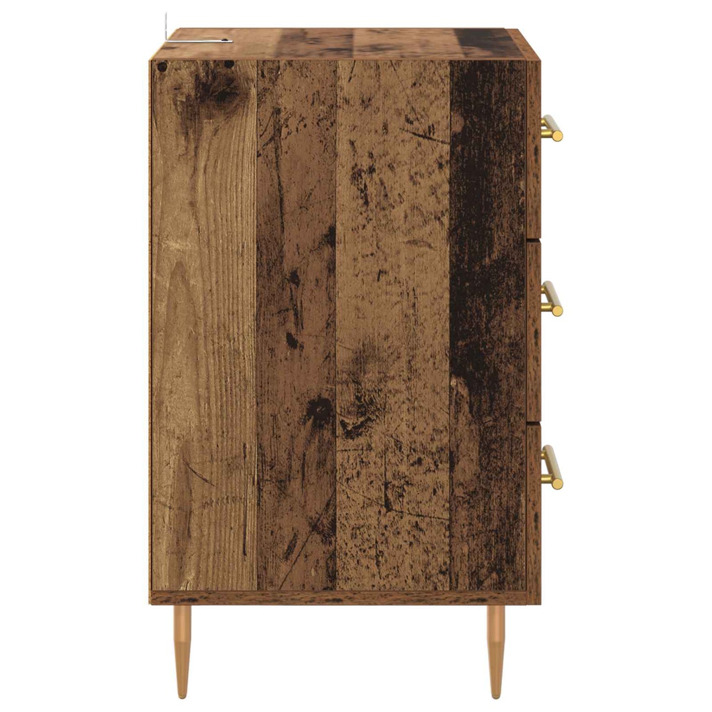 Nattbordskap Gammelt tre 40 x 40 x 66 cm Konstruert tre