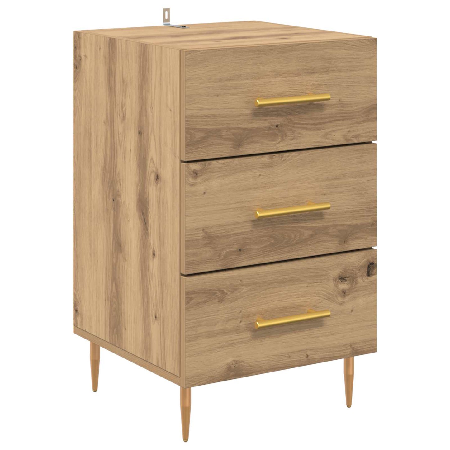 Nattbordskap Artisan Eik 40 x 40 x 66 cm Konstruert tre