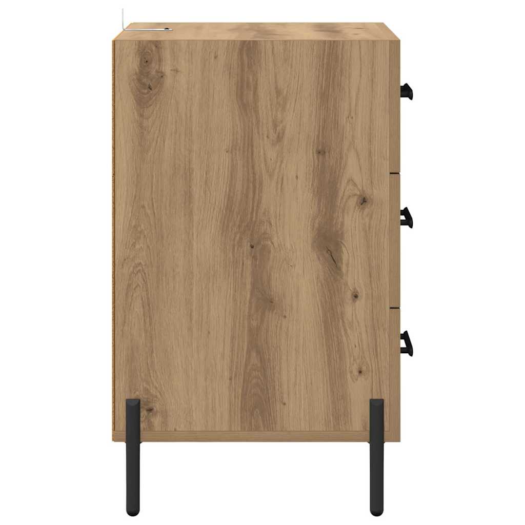 Nattbordskap artisan eik 40 x 40 x 66 cm Konstruert tre
