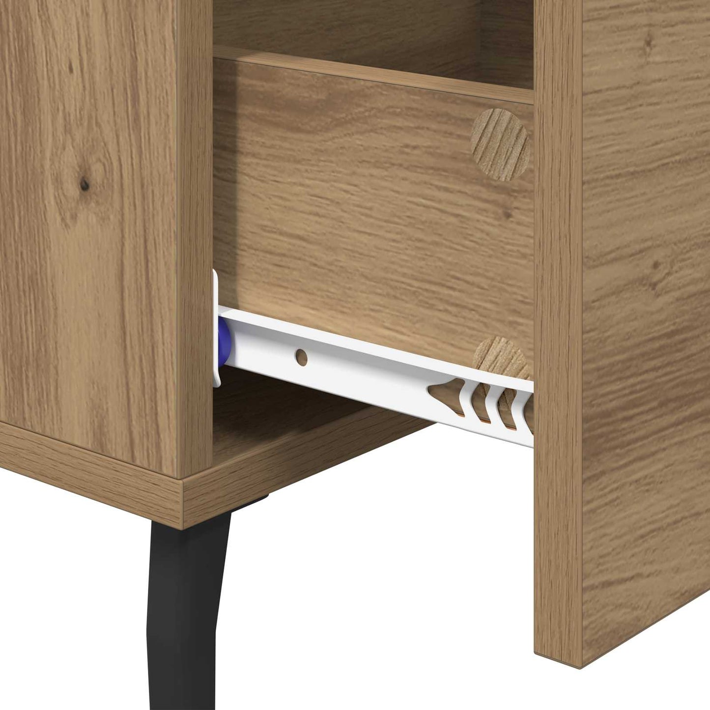 Nattbordskap Artisan Eik 40 x 40 x 66 cm Konstruert tre