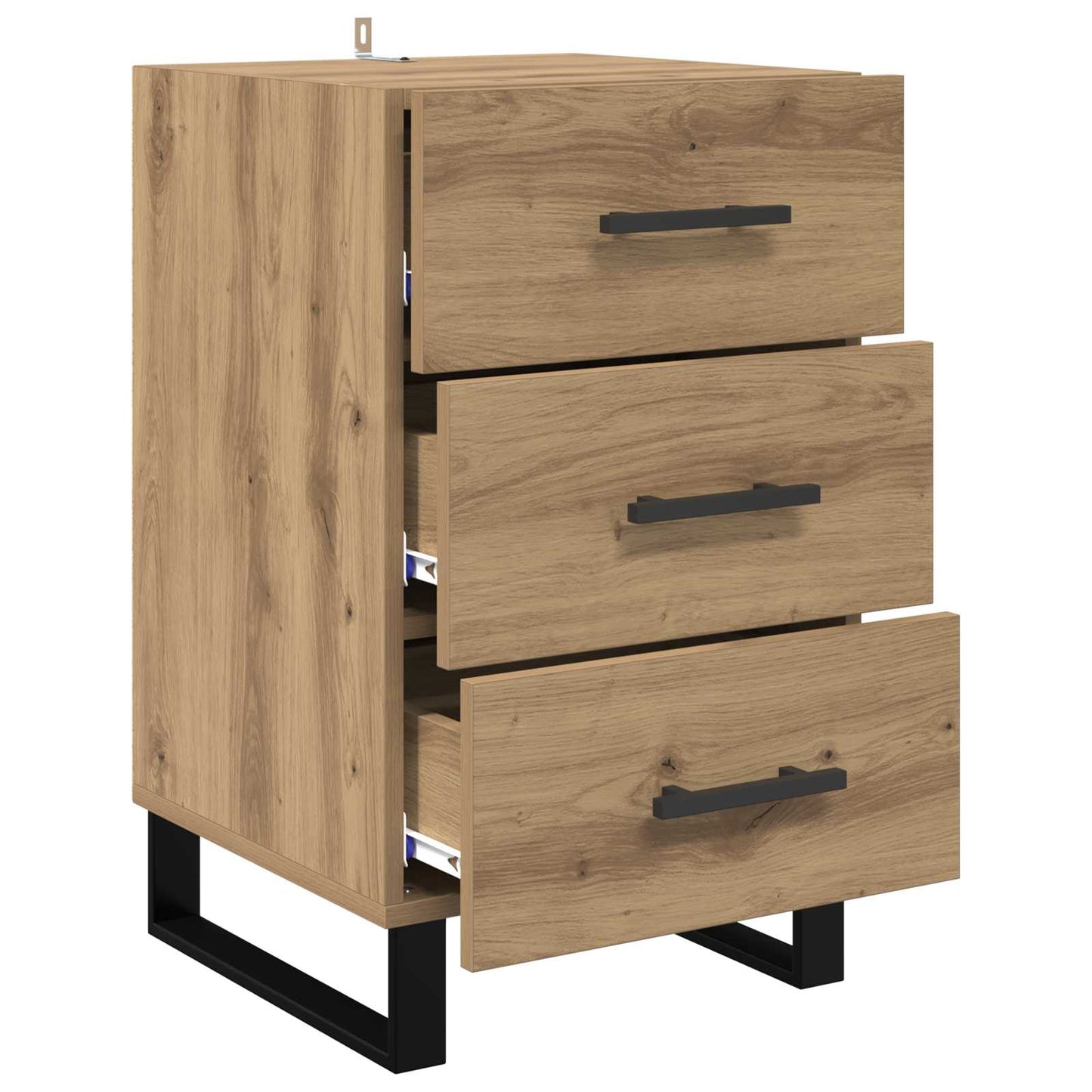 Nattbordskap Artisan Eik 40 x 40 x 66 cm Konstruert tre