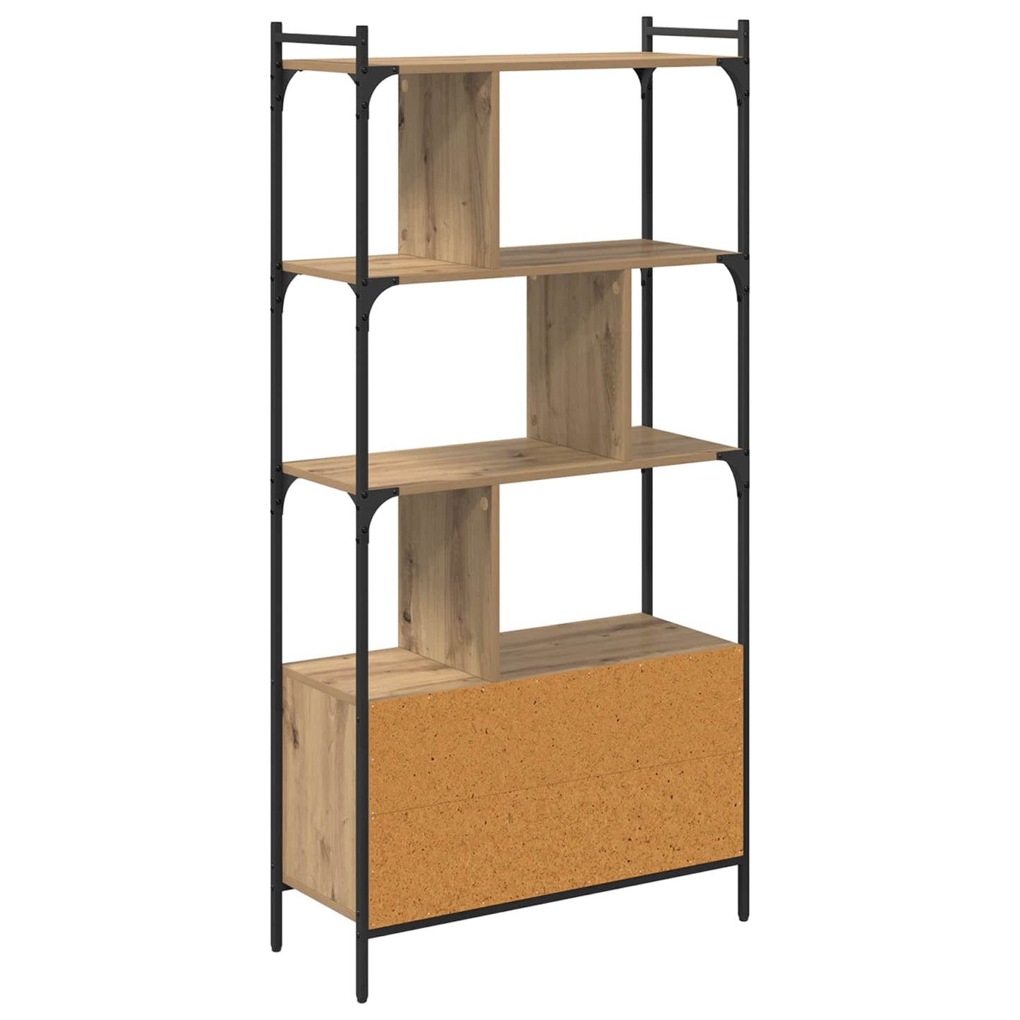 Bokhylle 76,5 x 30 x 154,5 cm Konstruert tre