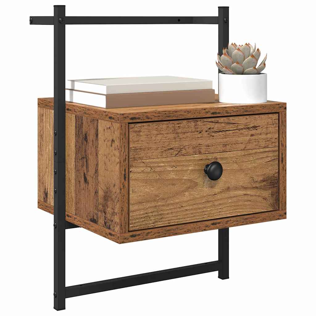Nattbordskap Gammelt tre 35 x 30 x 51 cm Konstruert tre
