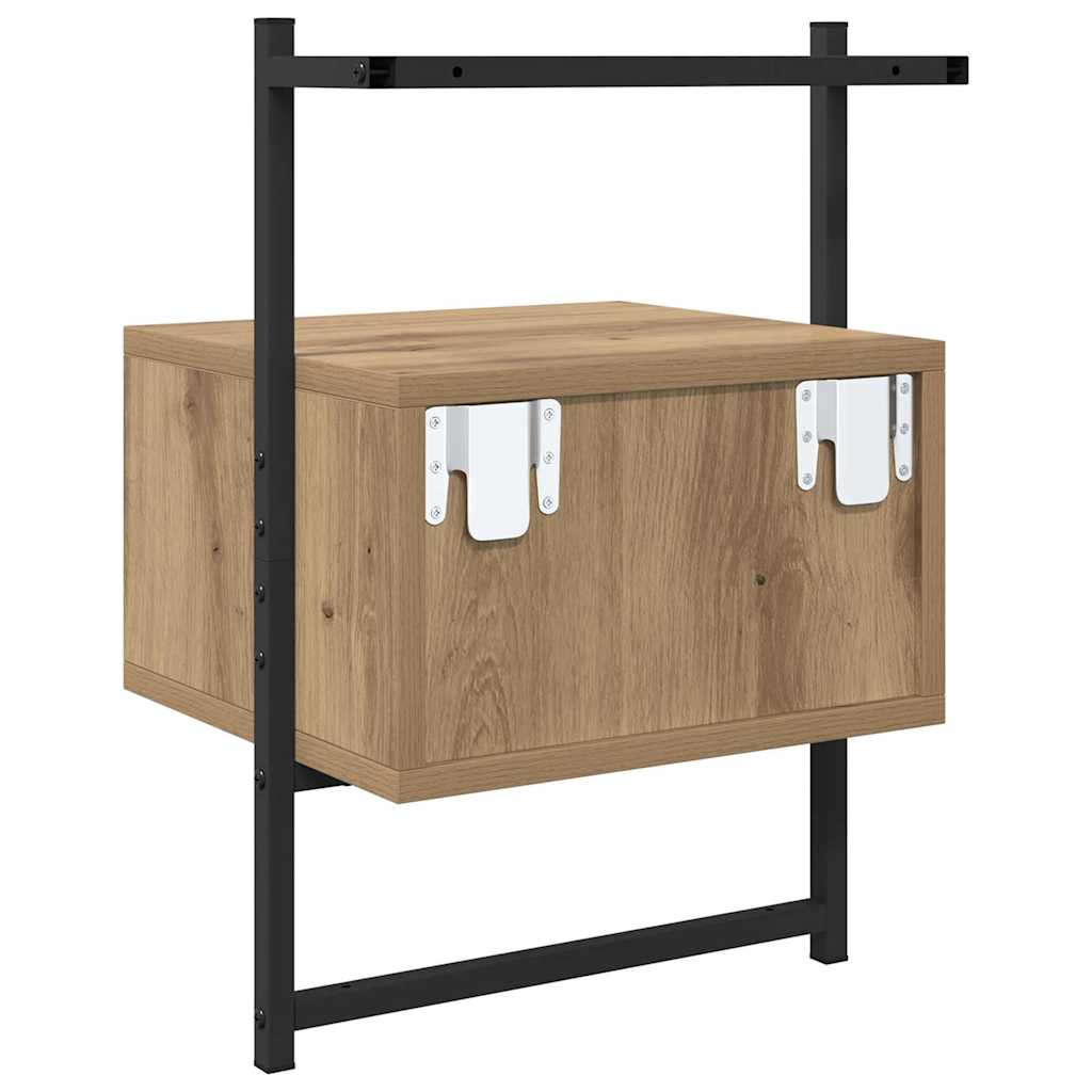 Nattbordskap Artisan Eik 35 x 30 x 51 cm Konstruert tre
