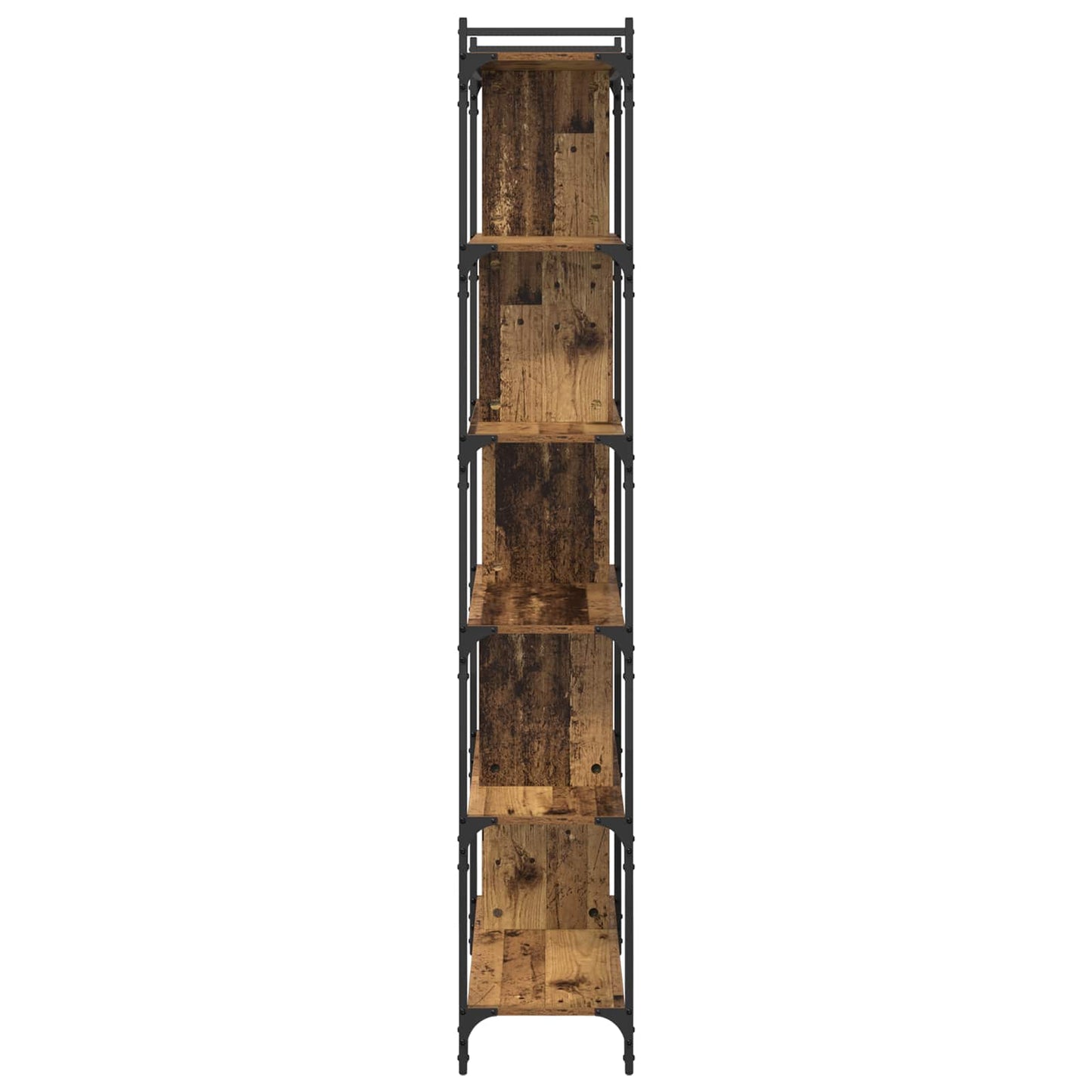 Bokhylle Gammelt tre 76 x 32 x 192 cm Konstruert tre