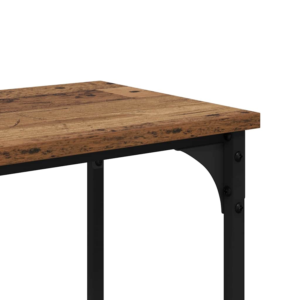 Konsollbord Gamle tre 150 x 29 x 75 cm Ingeniørtre og metall