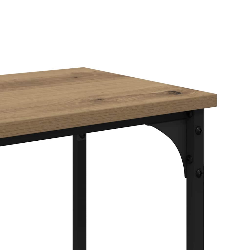 Konsollbord Artisan Eik 150 x 29 x 75 cm Ingeniørtre og metall