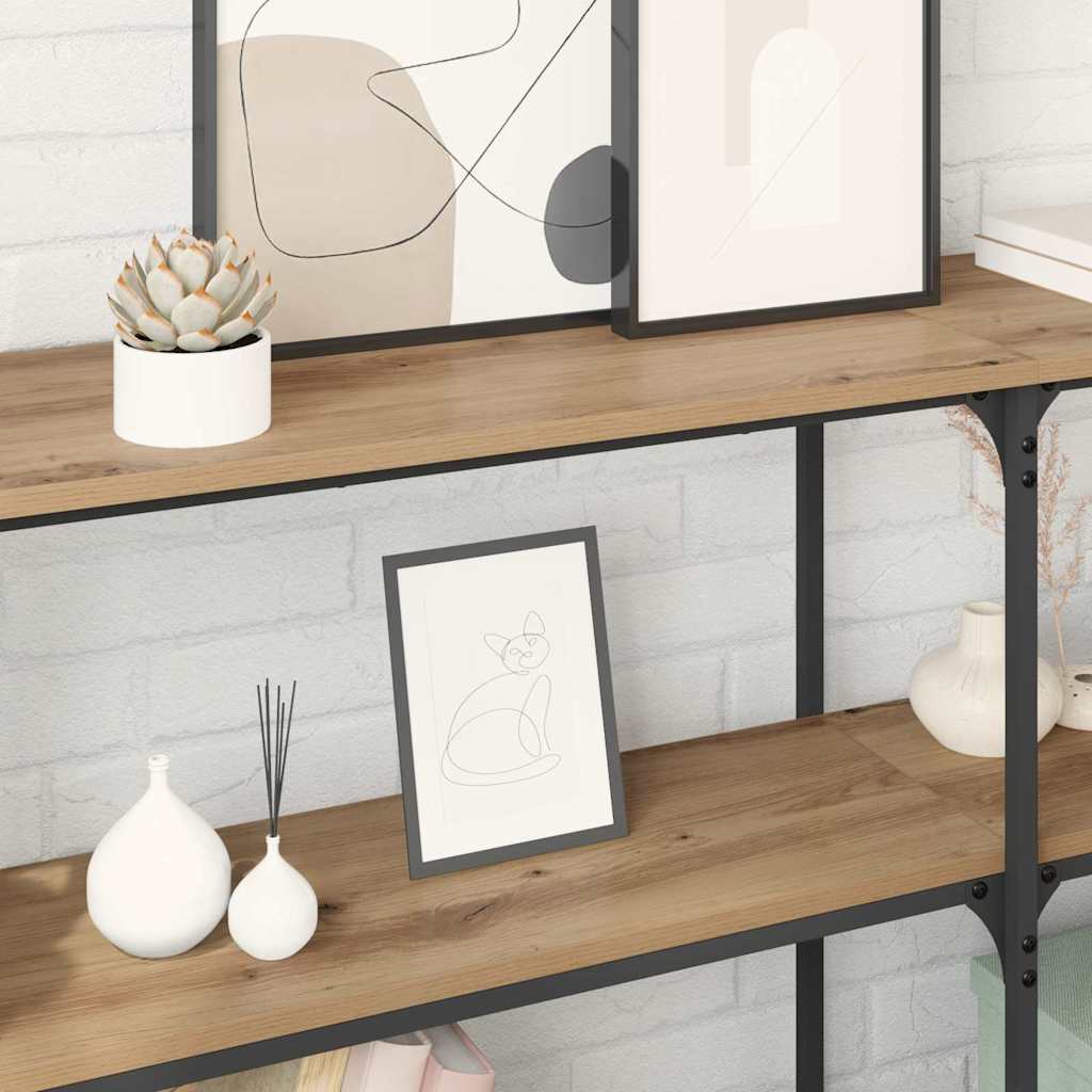 Konsollbord Artisan Eik 150 x 29 x 75 cm Ingeniørtre og metall