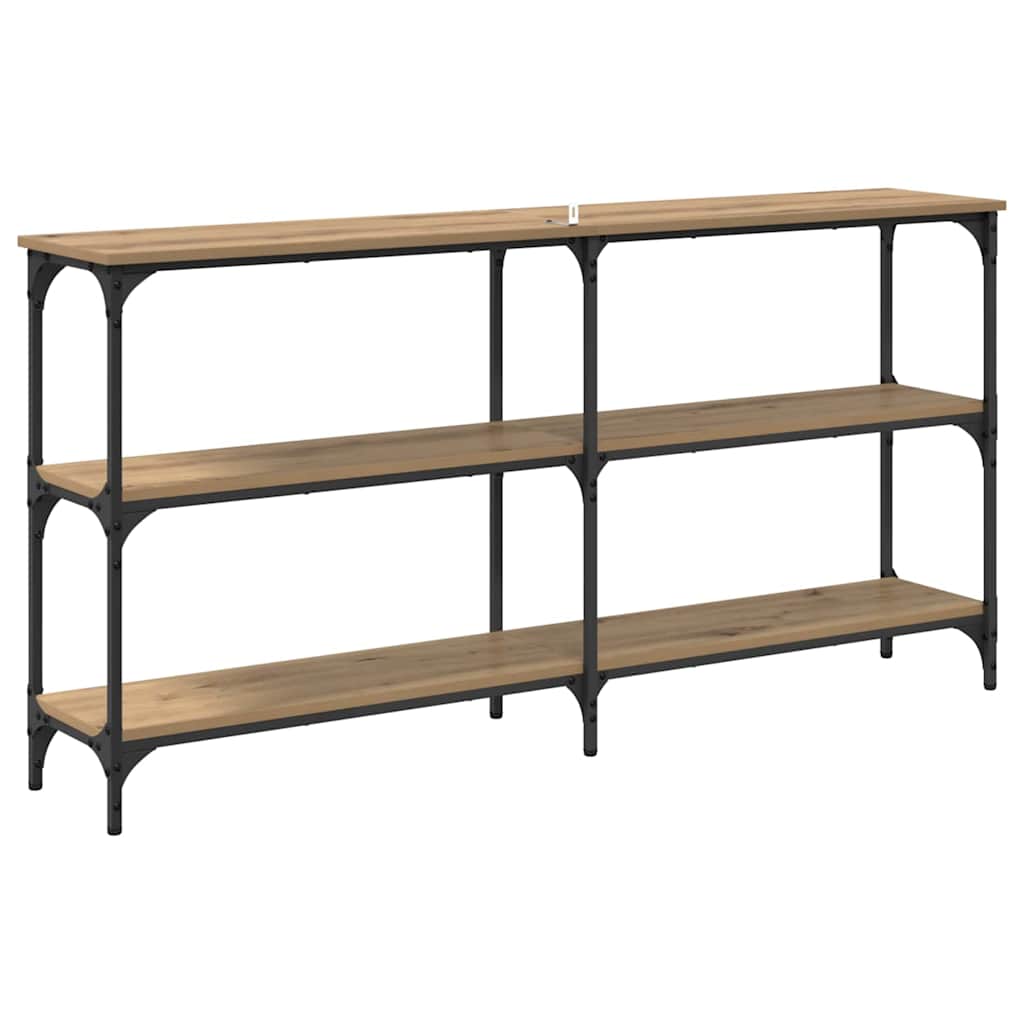 Konsollbord Artisan Eik 150 x 29 x 75 cm Ingeniørtre og metall