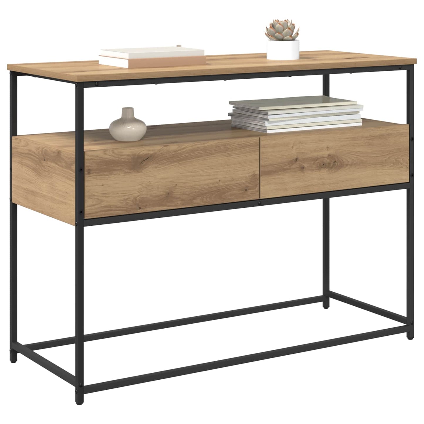 Konsollbord Artisan Eik 100 x 40 x 75 cm Konstruert tre