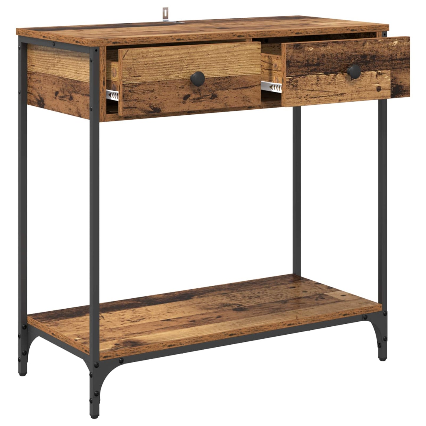 Konsollbord Gamle tre 75 x 34,5 x 75 cm Konstruert tre