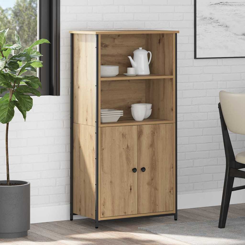 Høyskap Artisan Eik 62 x 36 x 121,5 cm Konstruert tre