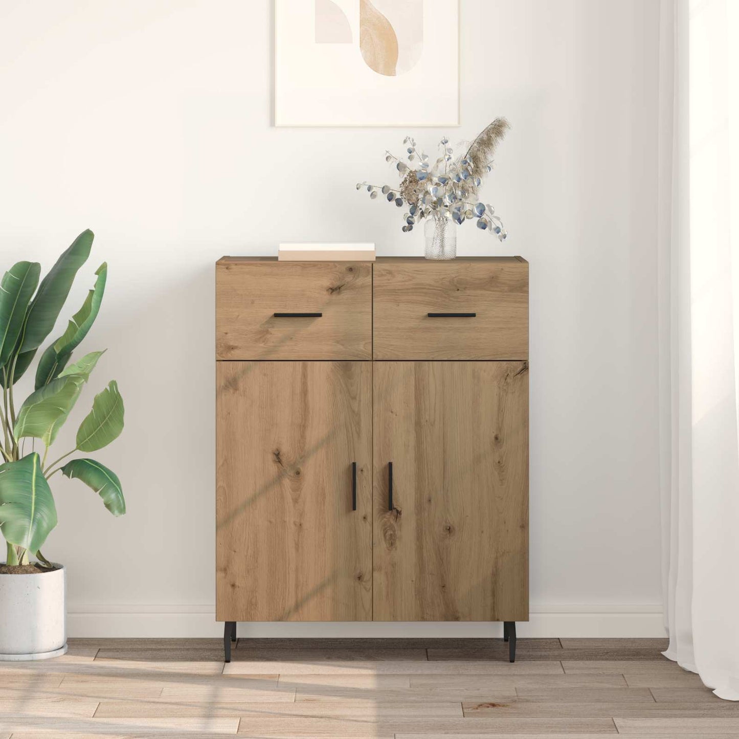 Serviesskap Artisan Eik 69,5 x 34 x 90 cm Konstruert tre