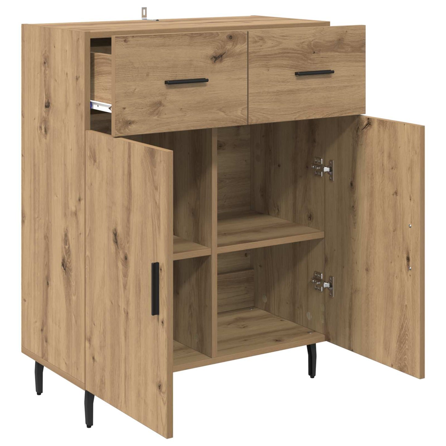 Serviesskap Artisan Eik 69,5 x 34 x 90 cm Konstruert tre