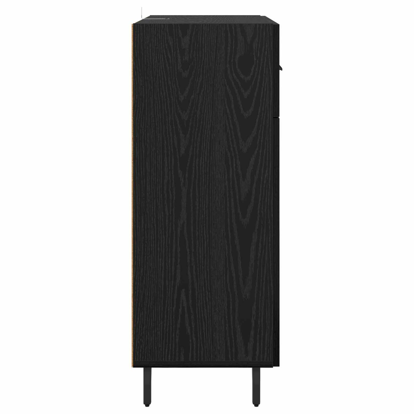 Serviesskap Svart Eik 69,5 x 34 x 90 cm Konstruert tre