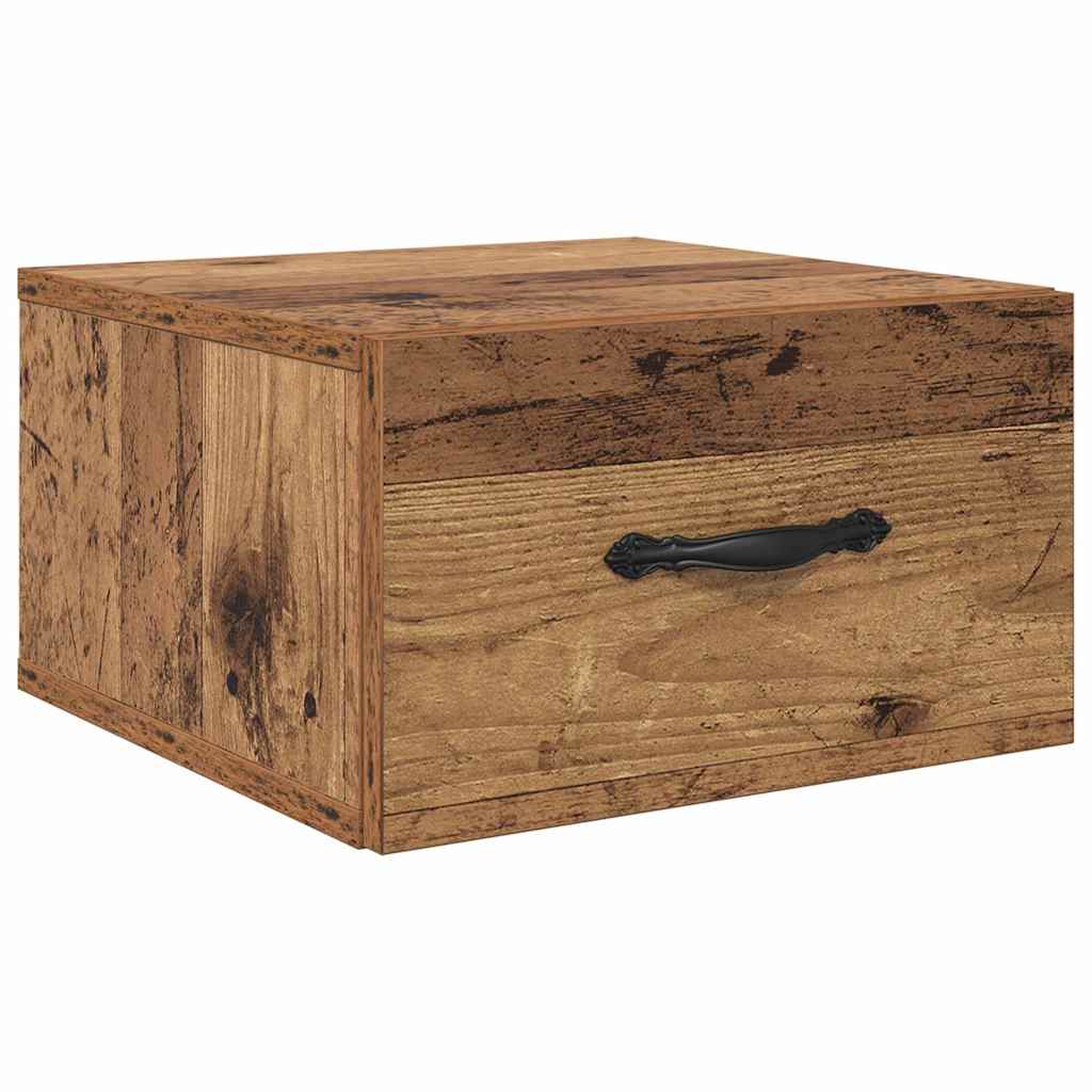 Nattbordskap 2 pcs Gammelt tre 35 x 35 x 20 cm Konstruert tre