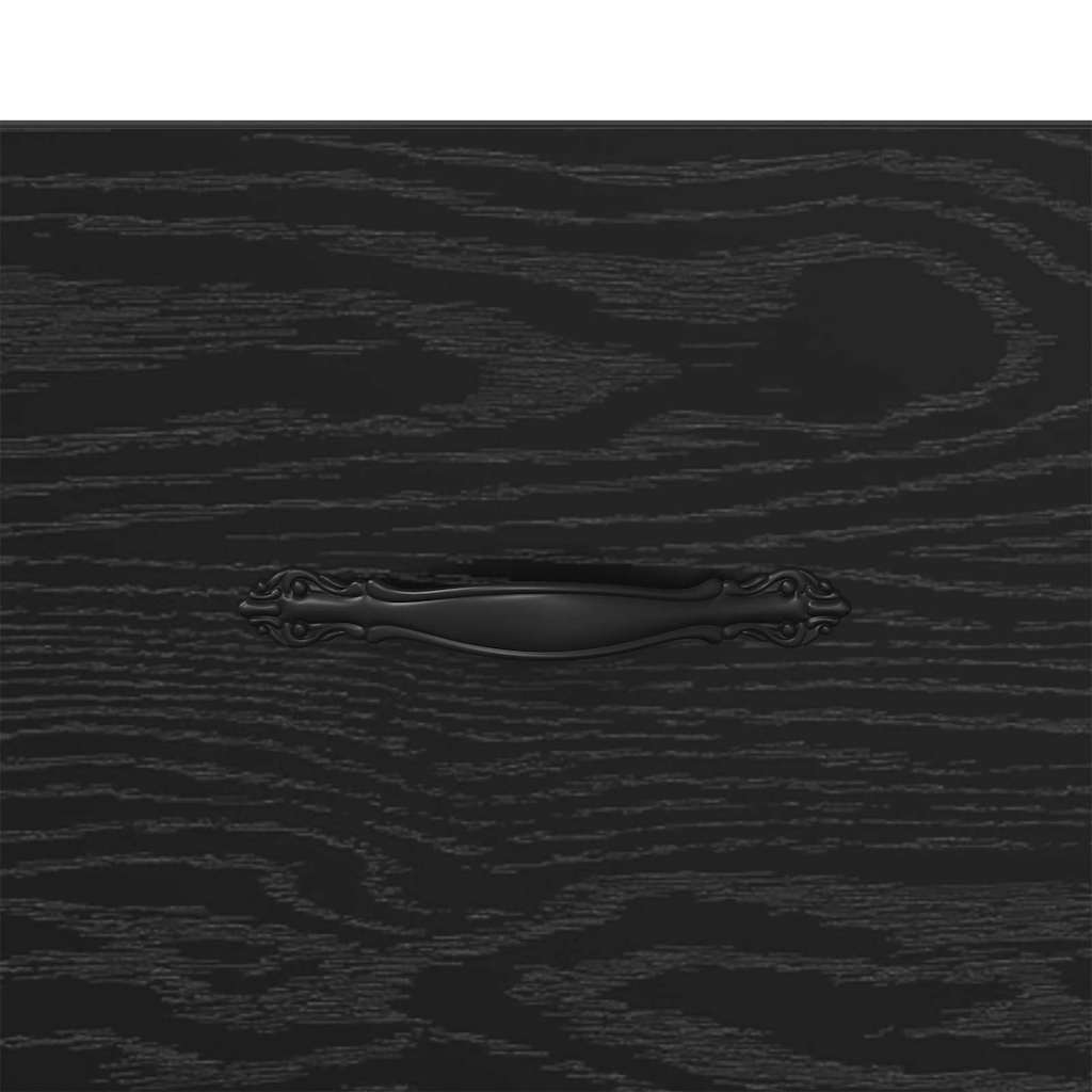 Nattbordskap 2 pcs Svart eik 35 x 35 x 20 cm Konstruert tre