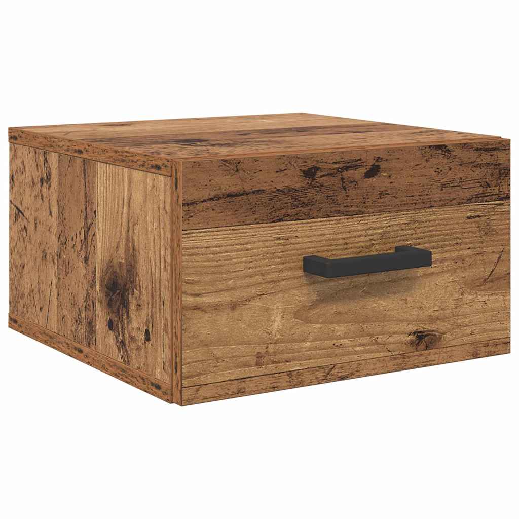 Nattbordskap Gammelt tre 35 x 35 x 20 cm Konstruert tre
