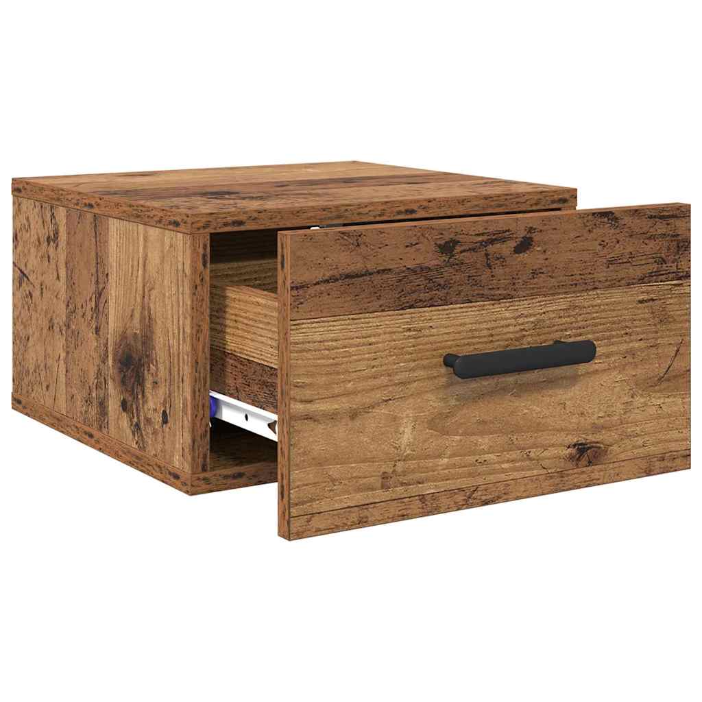 Nattbordskap Gammelt tre 35 x 35 x 20 cm Konstruert tre