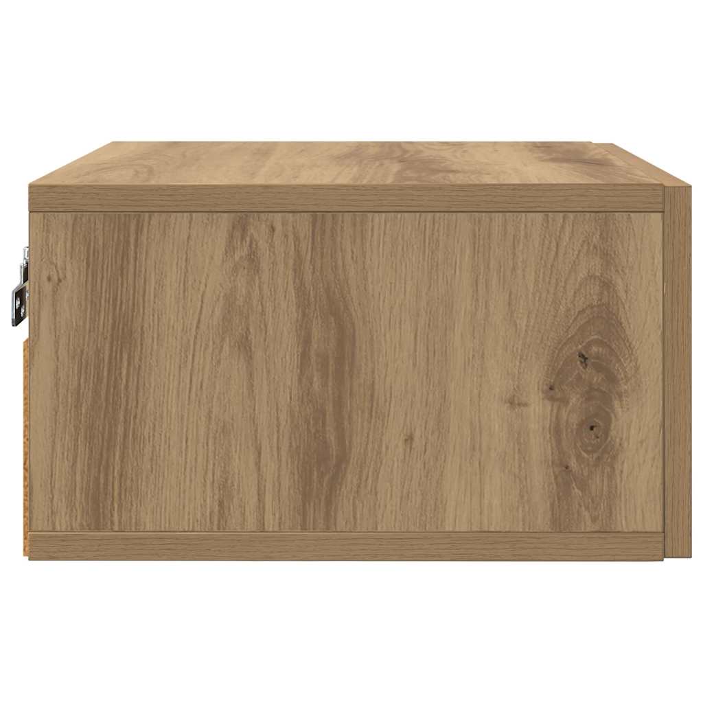 Nattbordskap 35 x 35 x 20 cm Konstruert tre Artisan Eik