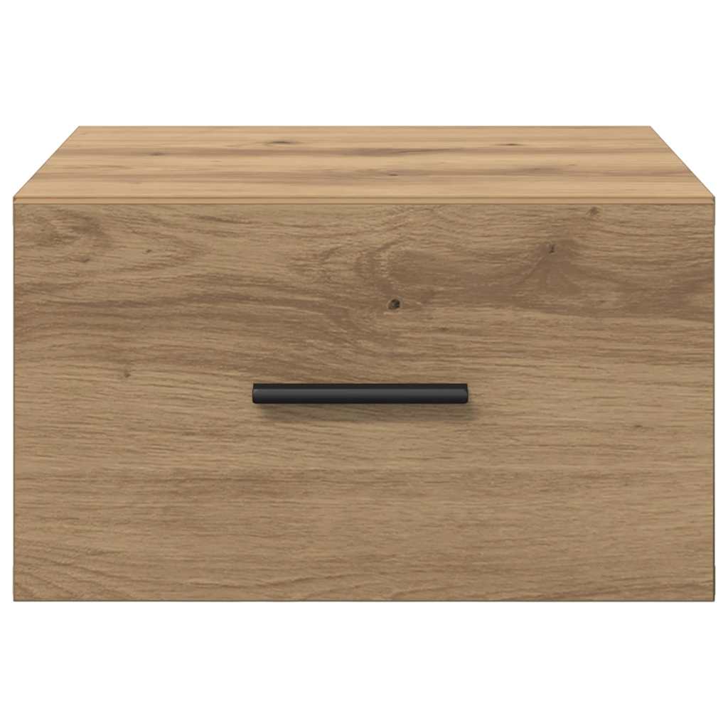 Nattbordskap 2 stk. artisan eik 35 x 35 x 20 cm Konstruert tre