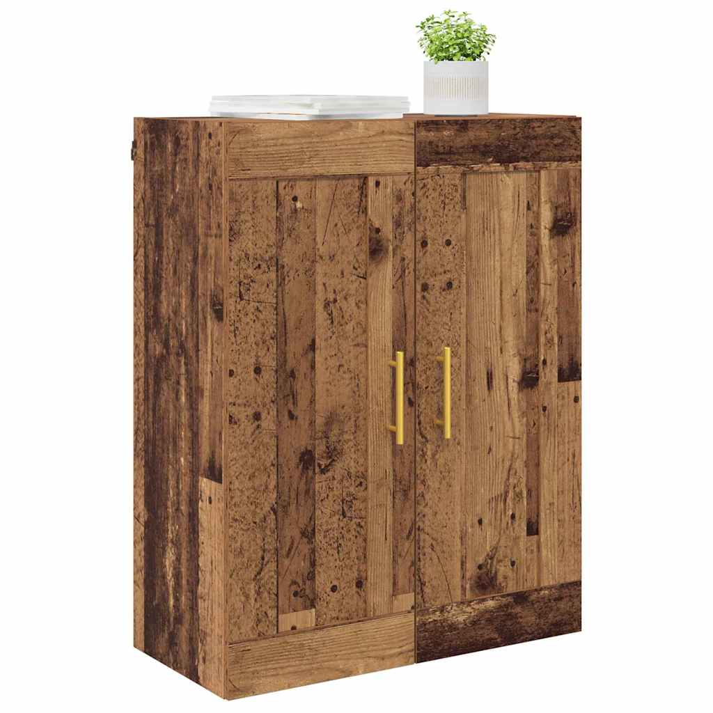 Veggskap Gamle tre 69,5 x 34 x 90 cm Konstruert tre