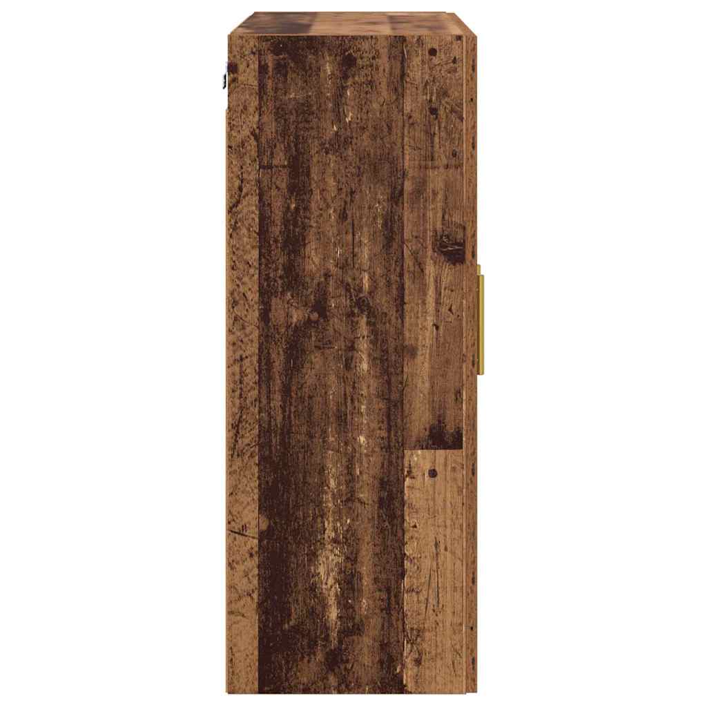 Veggskap Gamle tre 69,5 x 34 x 90 cm Konstruert tre