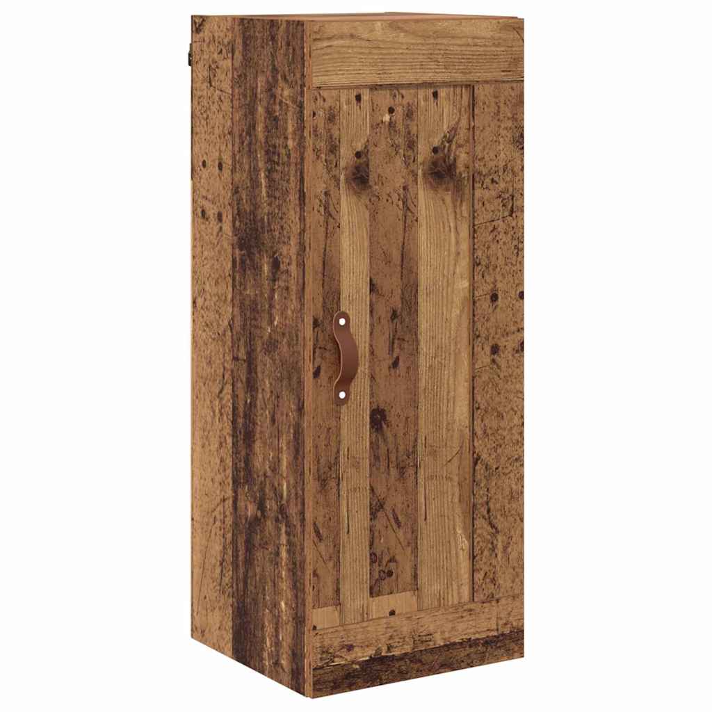 Veggskap Gamle tre 34,5 x 34 x 90 cm Konstruert tre