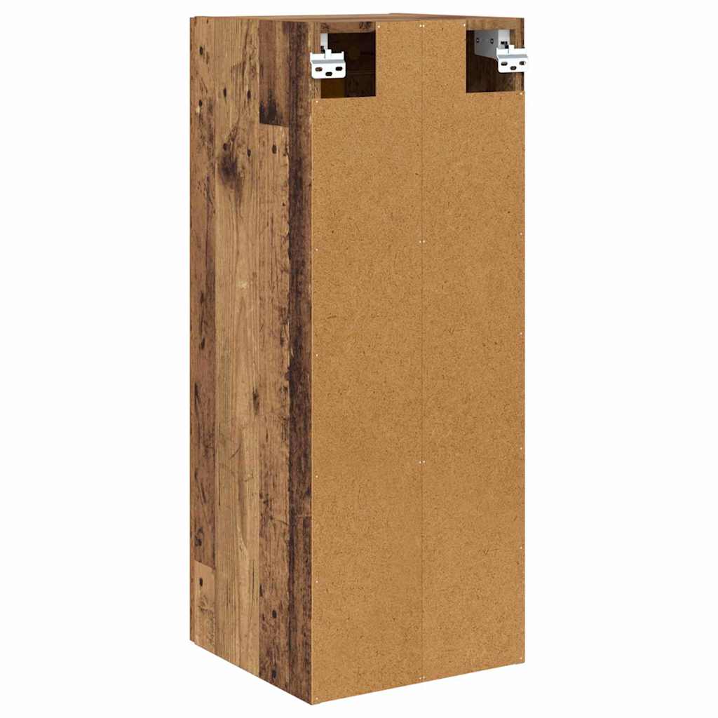 Veggskap Gamle tre 34,5 x 34 x 90 cm Konstruert tre