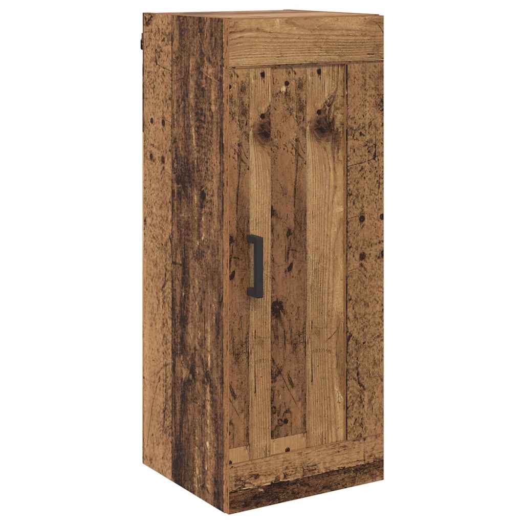 Veggskap Gamle tre 34,5 x 34 x 90 cm Konstruert tre