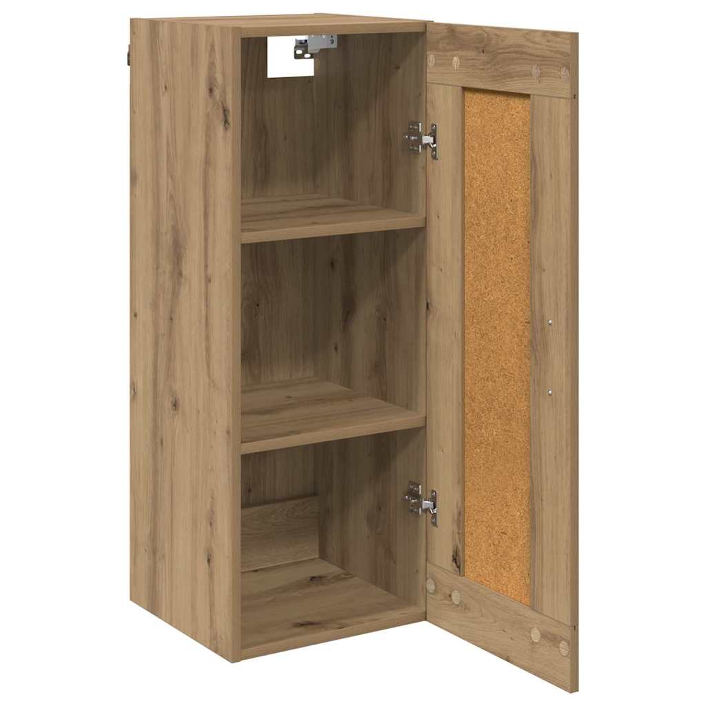 Veggskap Artisan Eik 34,5 x 34 x 90 cm Konstruert tre
