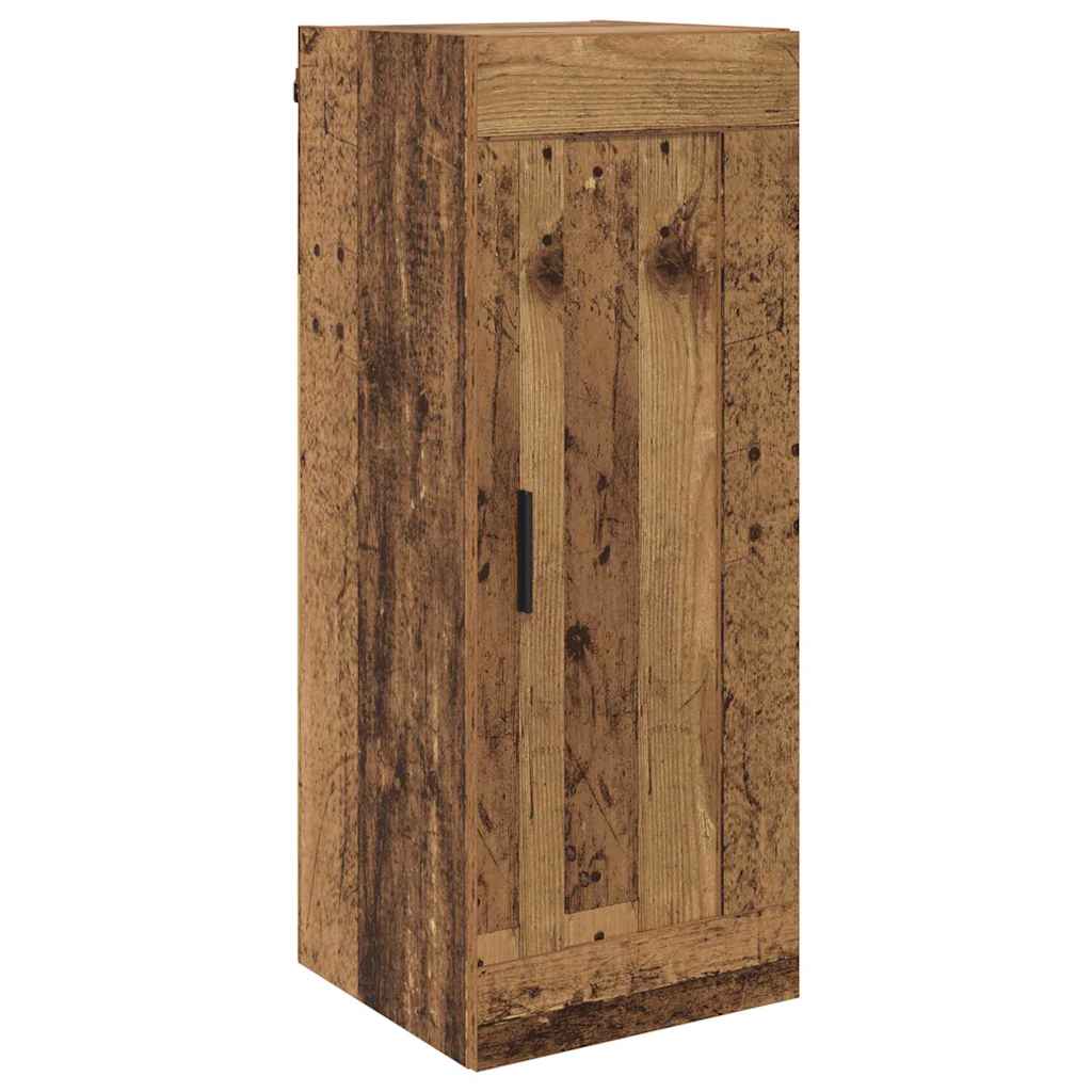 Veggskap Gamle tre 34,5 x 34 x 90 cm Konstruert tre