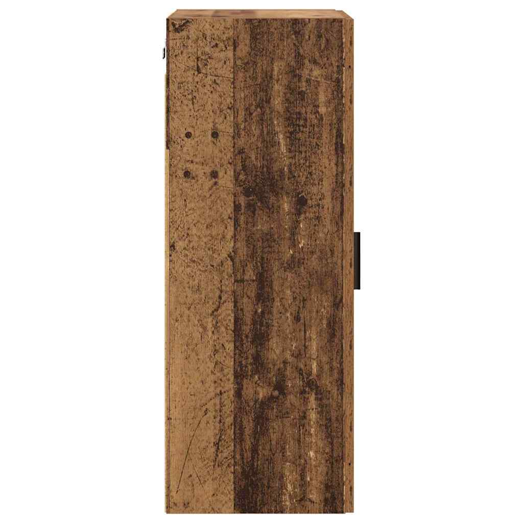 Veggskap Gamle tre 34,5 x 34 x 90 cm Konstruert tre