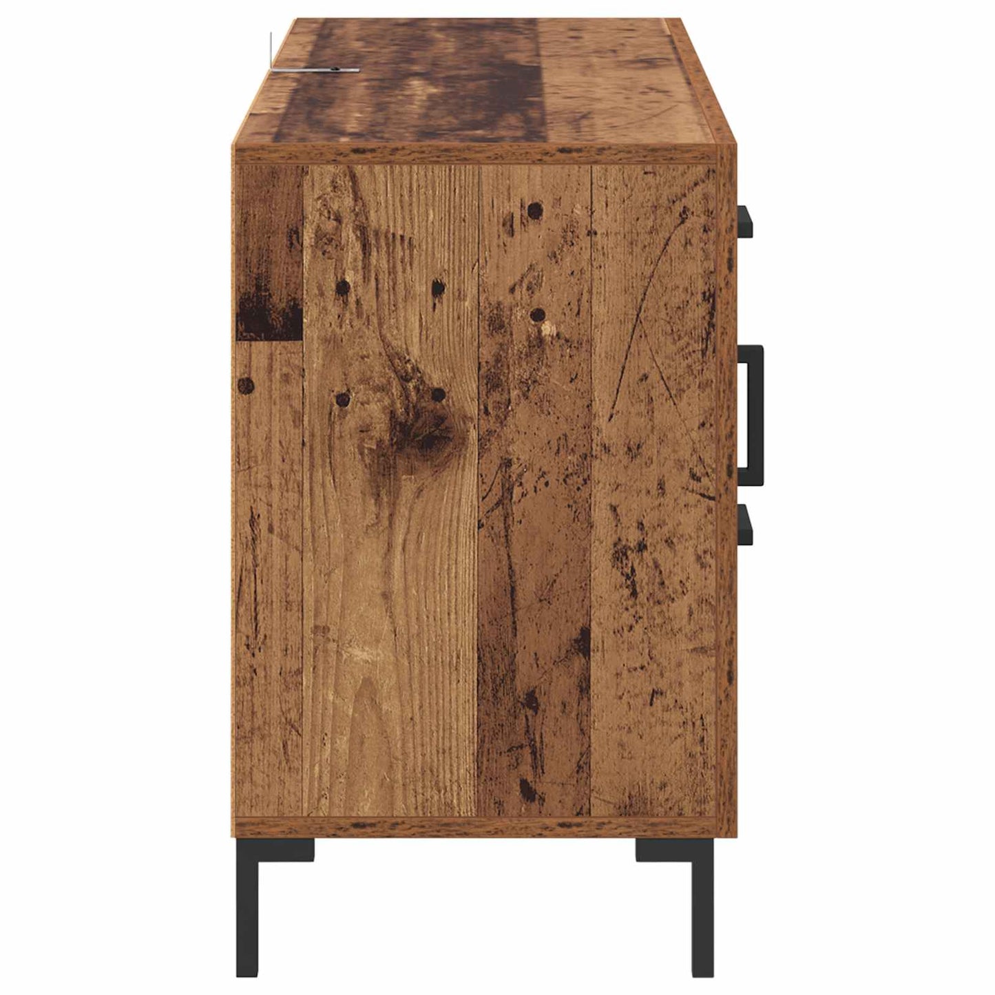 Serviesskap med skuff Gamle tre 100 x 36 x 60 cm Konstruert tre