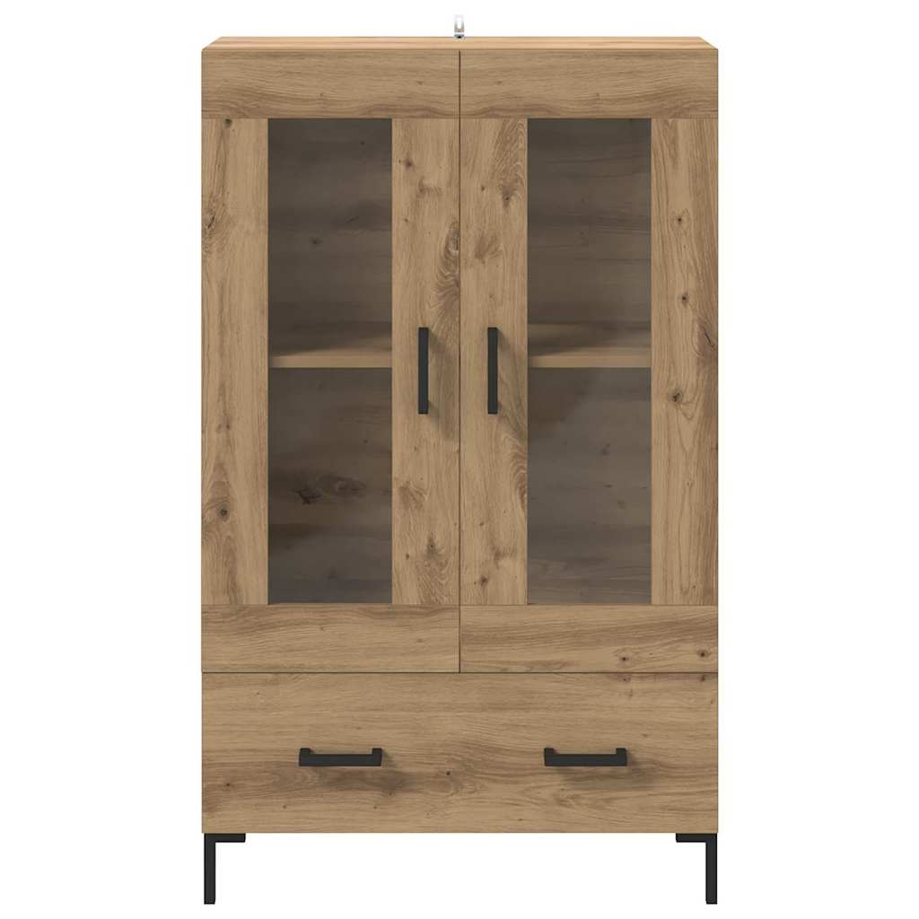 Høyskap med skuff Artisan Eik 69,5 x 31 x 115 cm Konstruert tre