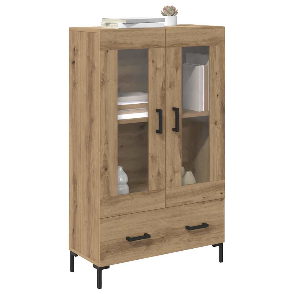 Høyskap med skuff Artisan Eik 69,5 x 31 x 115 cm Konstruert tre