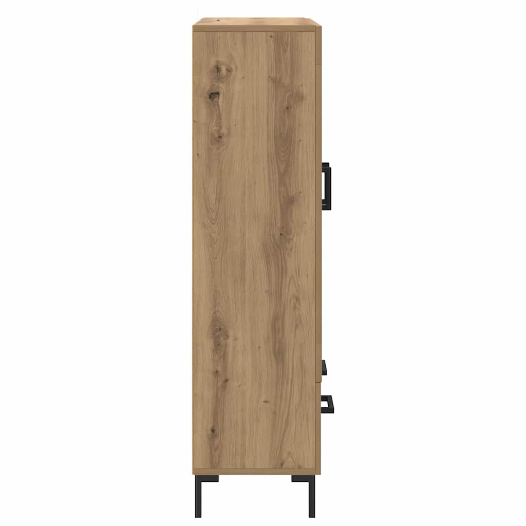 Høyskap med skuff Artisan Eik 69,5 x 31 x 115 cm Konstruert tre