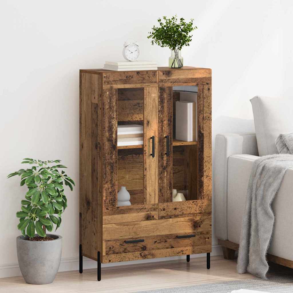 Høyskap Corona Gamle tre 69,5 x 31 x 115 cm Konstruert tre