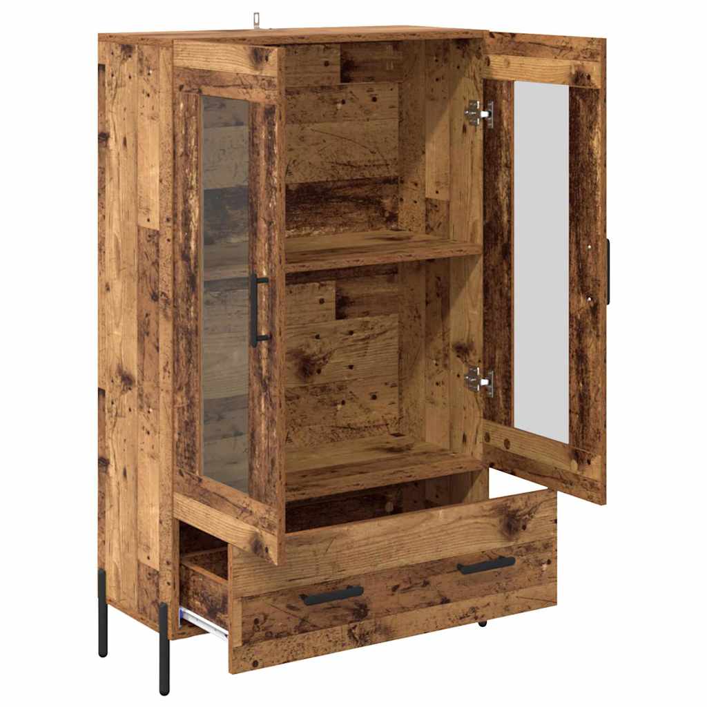 Høyskap Corona Gamle tre 69,5 x 31 x 115 cm Konstruert tre