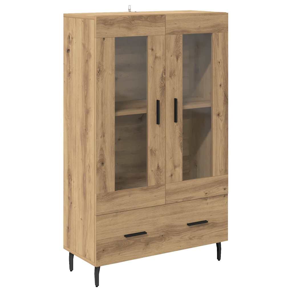Høyskap med skuff Artisan Eik 69,5 x 31 x 115 cm Konstruert tre