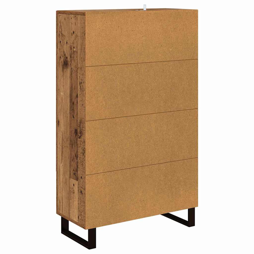 Høyskap med skuff Gamle tre 69,5 x 31 x 115 cm Konstruert tre